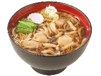 きのこそば　580円(税込609円)