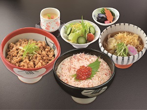 「ミニ丼2品ミニそばセット」